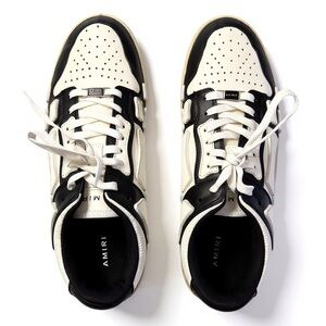 AMIRI Cream and Black Men's Sneakers